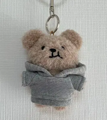 빵곰 Panggom 곰 키링 후드티 의류 태태 10cm용