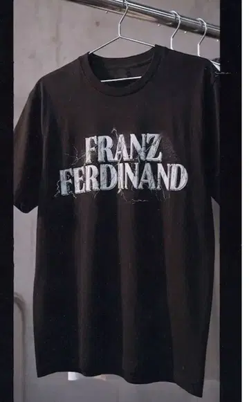 미사용 프란츠 XXL 사이즈 Franz Ferdinand 투어 티셔츠