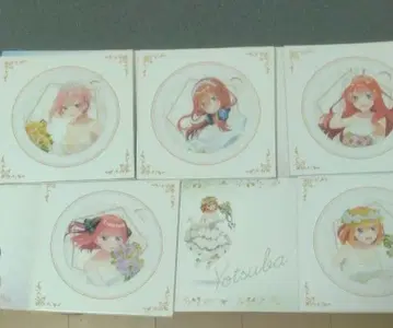 5등분의 신부 아크릴 코스터 아크릴 스탠드 5장 세트