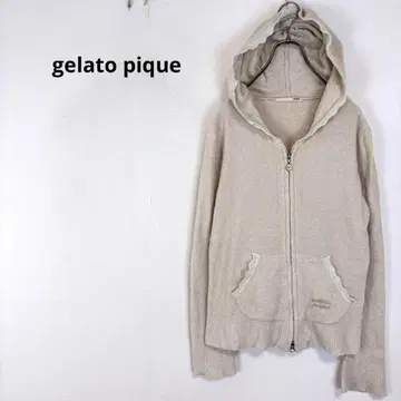 젤라또피케 [ F ] 상의 긴팔 집업 후드 룸웨어