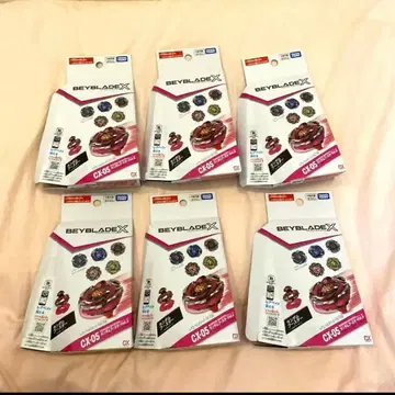 전 6종 컴플리트 베이블레이드 X CX-05 랜덤 부스터 Vol.6