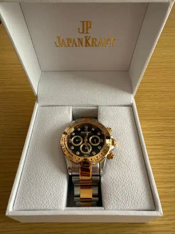 [ Japan Kraft ] 자동 와인딩 크로노그래프 손목시계