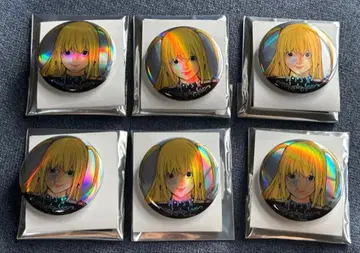 DEATHNOTE 데스노트 메탈 캔뱃지 미사미사 세트