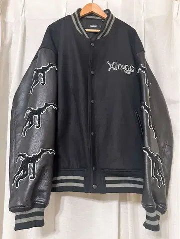 Xlarge DEATH NOTE 바시티 자켓 블랙 XL