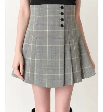 SNIDEL 스나이델 사이드 플리츠 스카 숏 팬츠