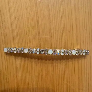 acca 스톤 부착 골드 머리핀