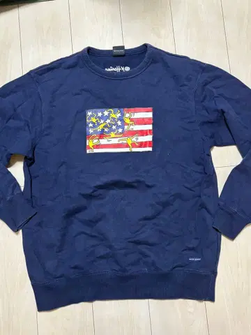 K.Haring 미국 국기 트레이닝복 L 네이비