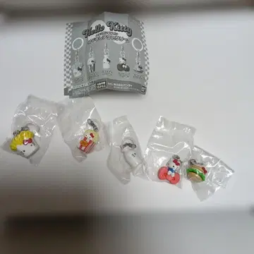 BANDAI 헬로키티 아메리칸 디자인 메지루시 액세서리 전 5종 세트