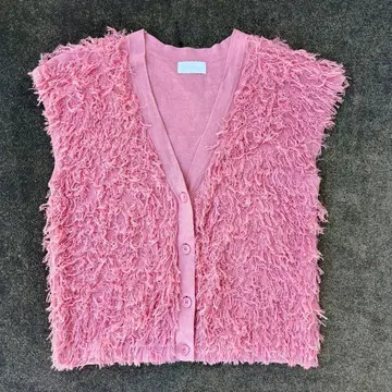 새상품급 rosy monster 모자 니트 베스트