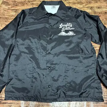 랑그리츠 레더 나일론 자켓 M