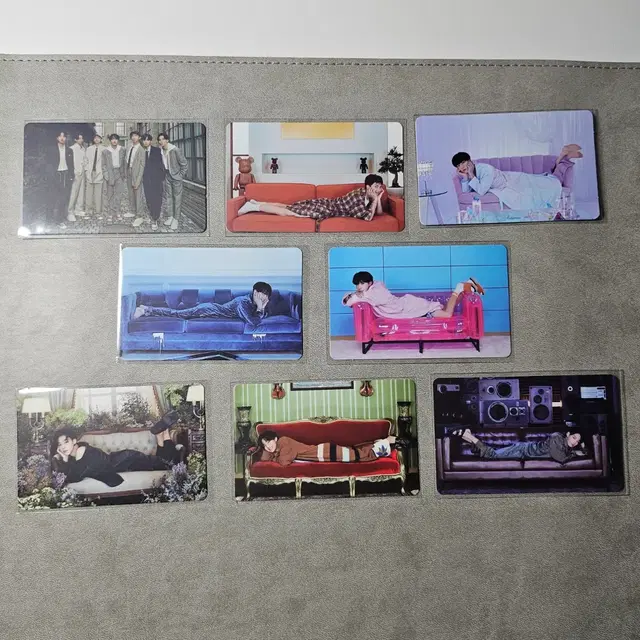 8장 세트 be deluxe 디럭스 기본포카 bts 방탄