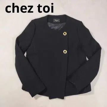 [새상품급] 셰토와 chez toi 블랙 자켓