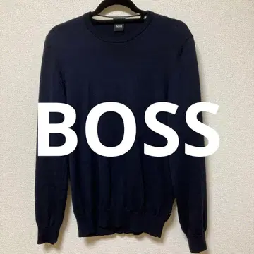 새상품급 보스 BOSS 네이비 크루넥 스웨터 스웨터