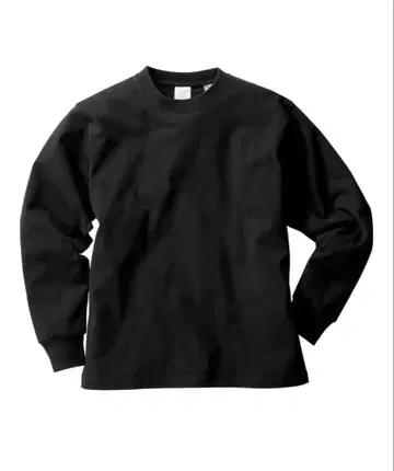 UCL-951 블랙 롱 슬리브 티셔츠 2장 세트