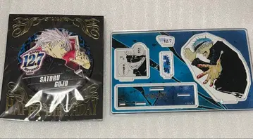 주술회전 고죠 사토루 생일 캔뱃지 명장면 디오라마 피규어 2020