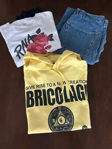 RNA 후드티, 긴팔T, 팬츠 3종 세트