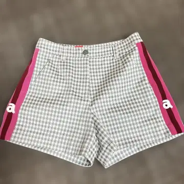 알치비오 체크 무늬 사이드 스트라이프 팬츠 38