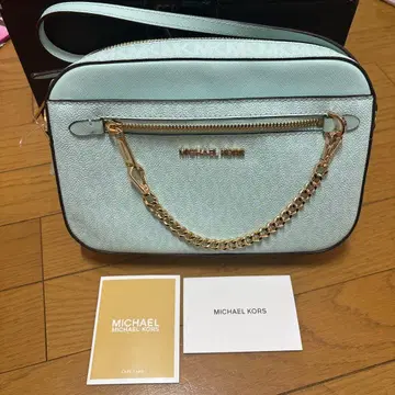 MICHAEL KORS 스카이블루 숄더백