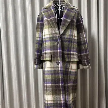 새상품급 theory luxe 24AW 정가 176,000엔 체크 코트