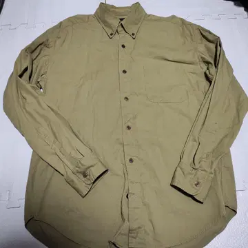 그린 레이블 릴랙싱 니드엄 트윌 버튼 다운 셔츠 S