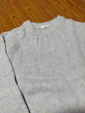 새상품 스웨터 루즈핏 M 4장 ( 연한 하늘색 3장 연보라 1장 )