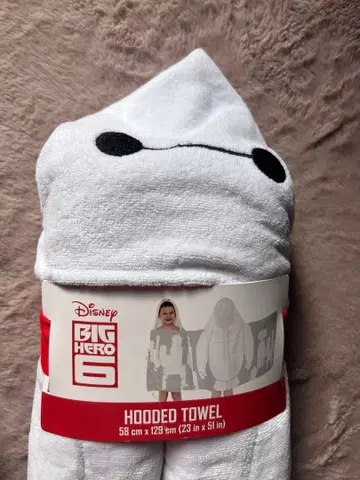 디즈니 빅 히어로 6 후드 타월
