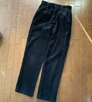 빈티지 90s 유니클로 블랙 코듀로이 팬츠 da