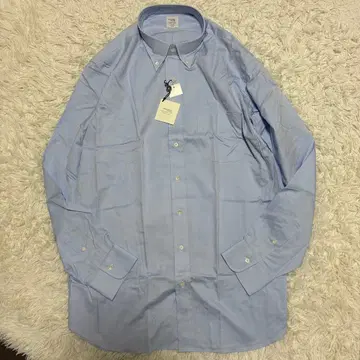 466 미사용 새상품 가마쿠라 셔츠 긴팔 BD 버튼다운 셔츠 스카이블루