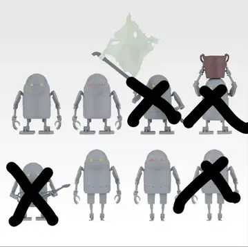 제일복권 NIeR:Automata I상 기계 생명체 4체 세트