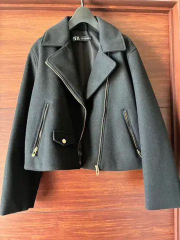 ZARA 숏 기장 자켓 라이더 M