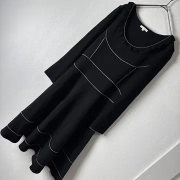 TO BE CHIC 고급 니트 원피스 블랙 40 외출용