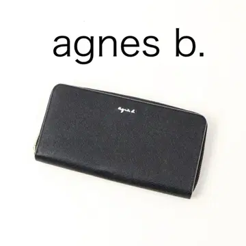 H4602R 에네스베 라운드 지퍼 장지갑 블랙 Y2K