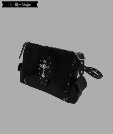 딤모아르 미드나잇 드롭백 숄더백 복슬복슬 보송보송