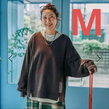 니코앤드 [be with M] 미사요 와플 피그 풀오버 M