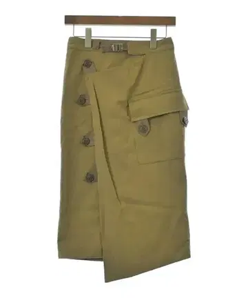 RUMBLE RED 미디 스커트 여성용