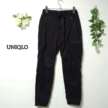 유니클로 속기모 팬츠 방한 플리스 S