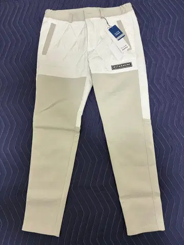 MUTA 퀼팅 팬츠 화이트/베이지