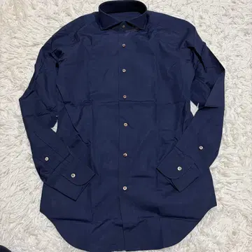 469 가마쿠라 셔츠 하자품 긴팔 네이비 M 사이즈 상당