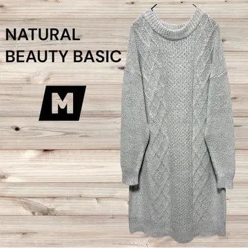 고품질 Natural Beauty Basic 니트 원피스 [ M ]