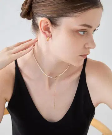 ete 펄 목걸이 새상품급