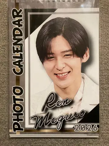 SnowMan 메구로 렌 2026 탁상 달력 미개봉 새상품