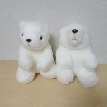 북극곰 봉제 인형 2세트 ZOO PLANNING/AQUA