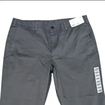 [새상품] 유니클로 슬림핏 치노 W91 다크 그레이 스트레치