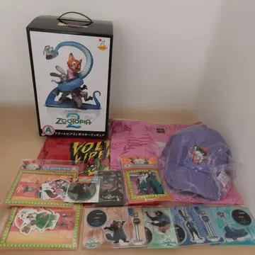 주토피아 복권 A상 B상 피규어 알로하 셔츠 D상 캡 F상