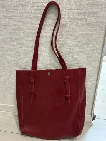 kissora 천연 가죽 토트백