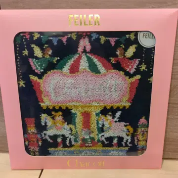 페이러 샤콧 손수건 테두리 핑크