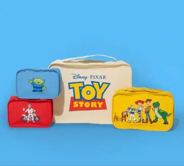 미개봉 새상품 wcj 트래블백 토이스토리 파우치