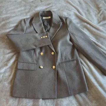 NATURAL BEAUTY BASIC 더블 브레스트 박스 자켓 II