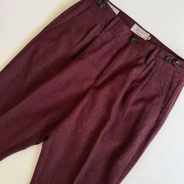 GTA 지티에이 사이드 조절 울 테이퍼드 슬랙스 팬츠 44