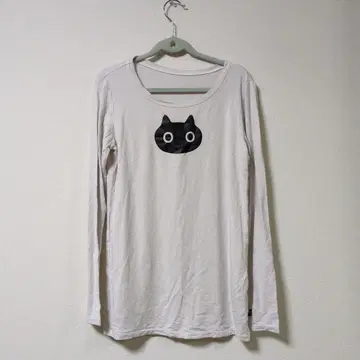 아츠코 마타노 고양이 긴팔T셔츠 M